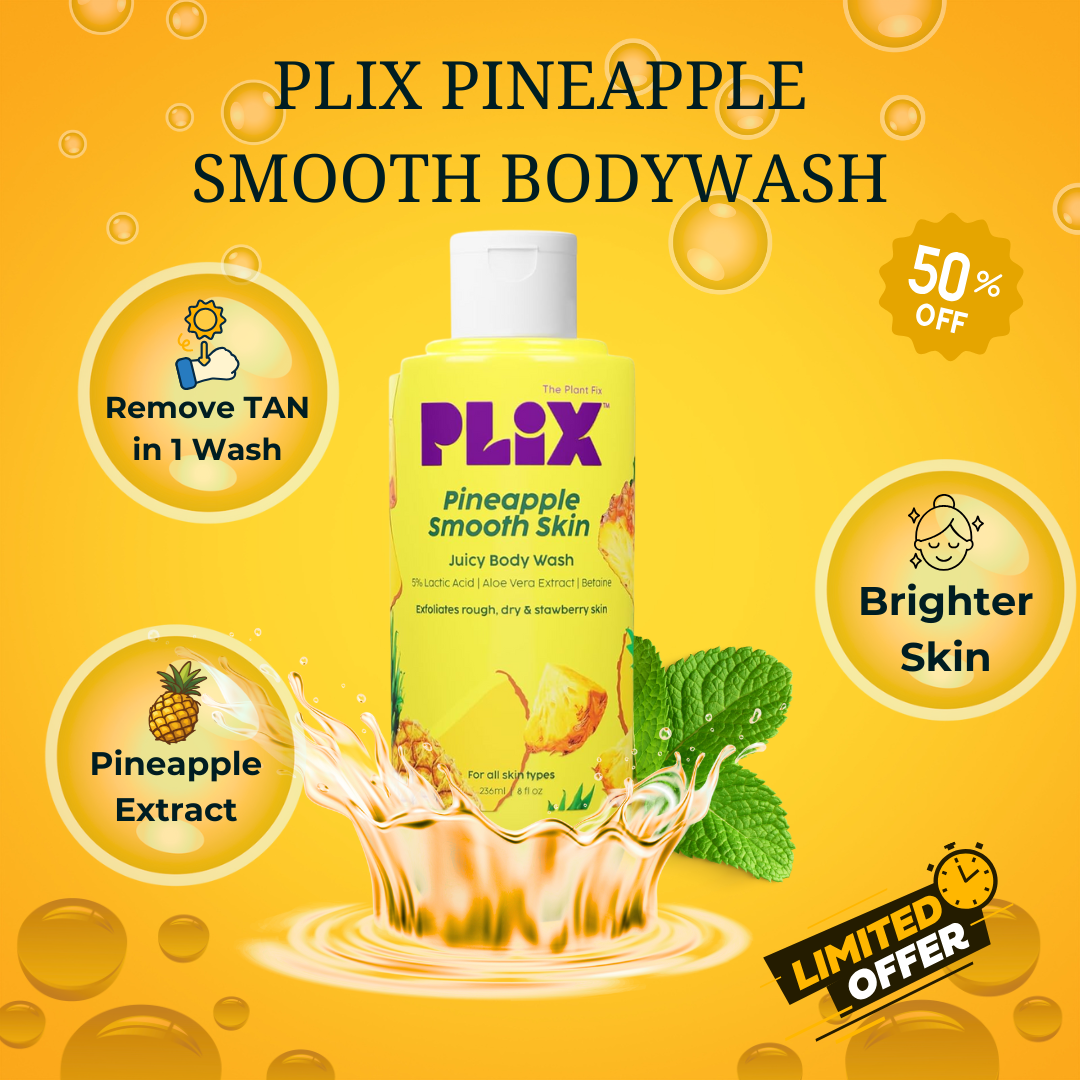 Plix Pineapple Bodywash - Remove TAN in 1 Wash