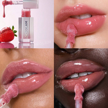 SHEGLAM Glass Lock Air Gloss Duo | Non-Sticky, Transfer-Proof High-Shine Lip Gloss | Set of 2