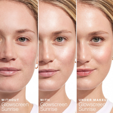 Hyphen Glow Sunscreen with spf 50 PA++++ (Sun protection with instant glow, Moisturizer, Sunscreen, Primer and Highlighter)