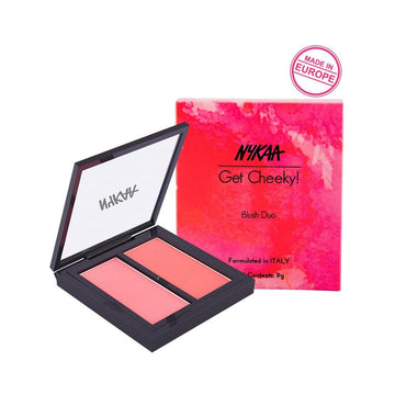 Cosmetics Get Cheeky Blush Duo Palette - Highlighter Makeup - Long-Wearing Formula with Silky Luminous Finish - 03 Malibu Barbie - 1 pc