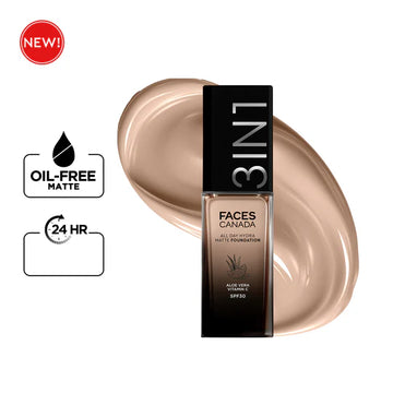 3 in 1 All Day Hydra Matte Foundation 30 ml
